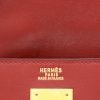 Hermès  Kelly 32 cm handbag  in red H box leather - Detail D2 thumbnail