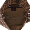 Sac à main Fendi  Baguette en toile siglée marron et cuir marron - Detail D3 thumbnail