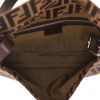 Sac à main Fendi  Baguette en toile siglée marron et cuir marron - Detail D3 thumbnail