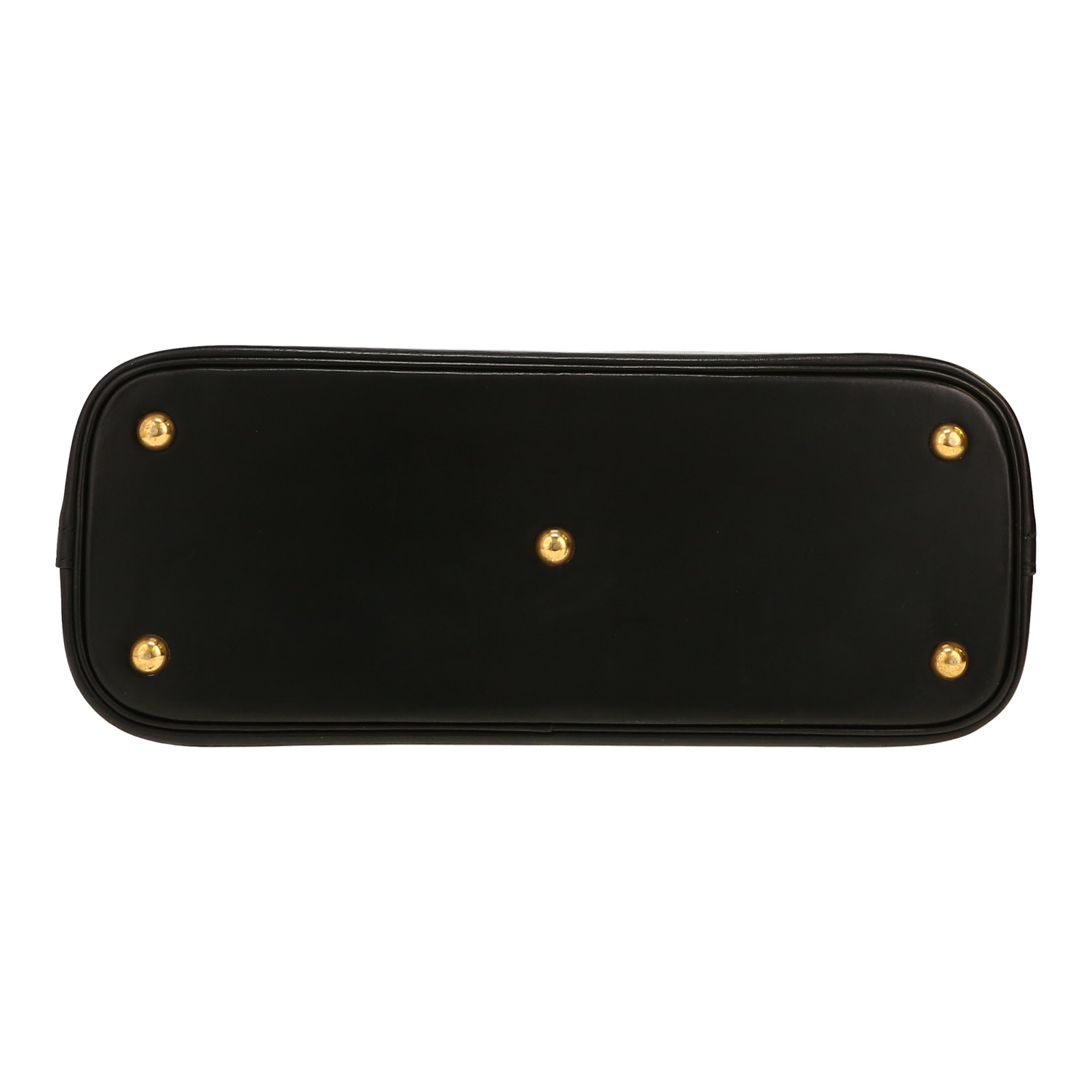 Hermès  Bolide 31 cm handbag  in black box leather - Detail D1