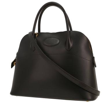 Hermès  Bolide 31 cm handbag  in black box leather