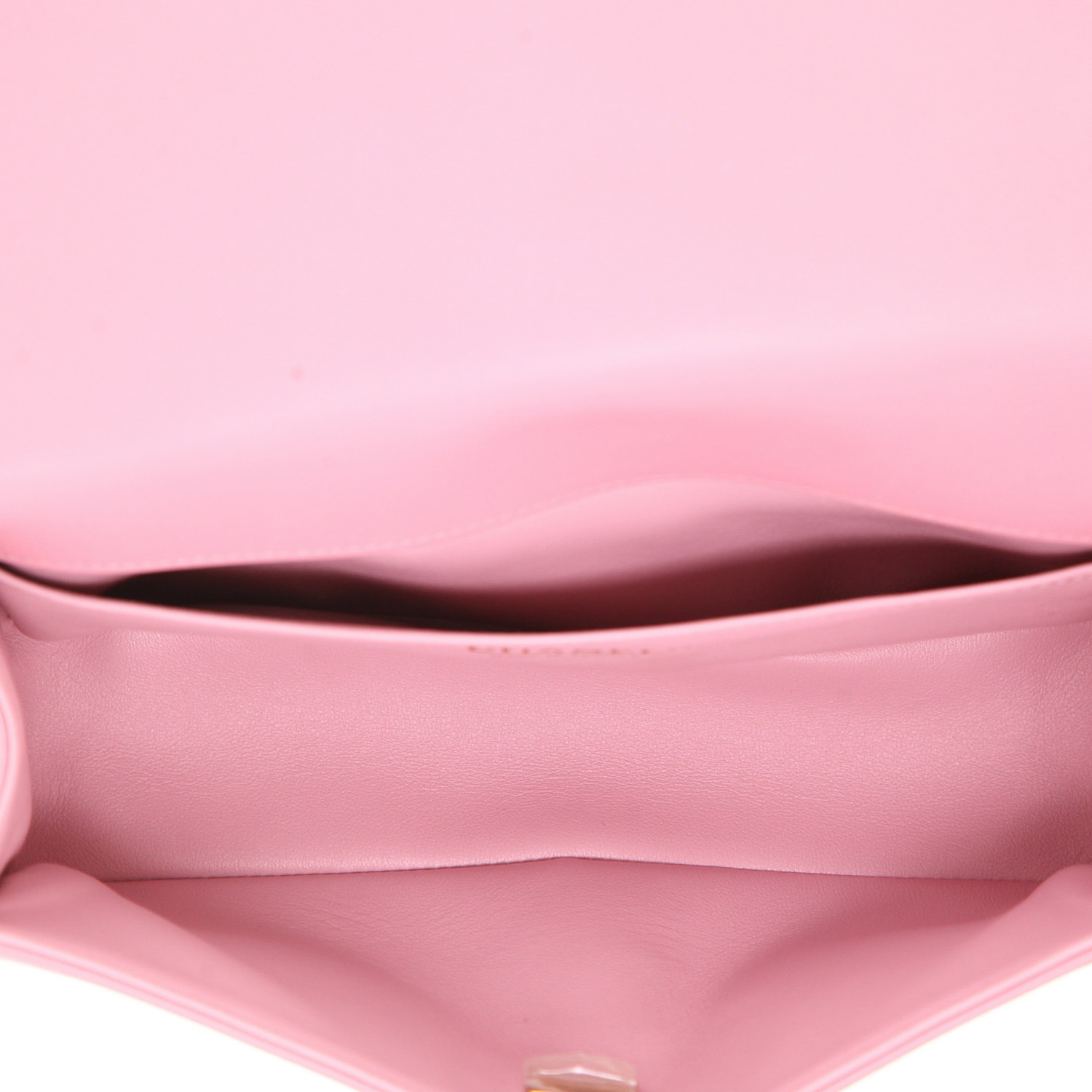 Borsa a tracolla Chanel  Boy in pelle trapuntata a zigzag rosa - Detail D3