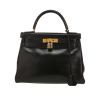 Sac à main Hermès  Kelly 28 cm en cuir box noir - 360 thumbnail