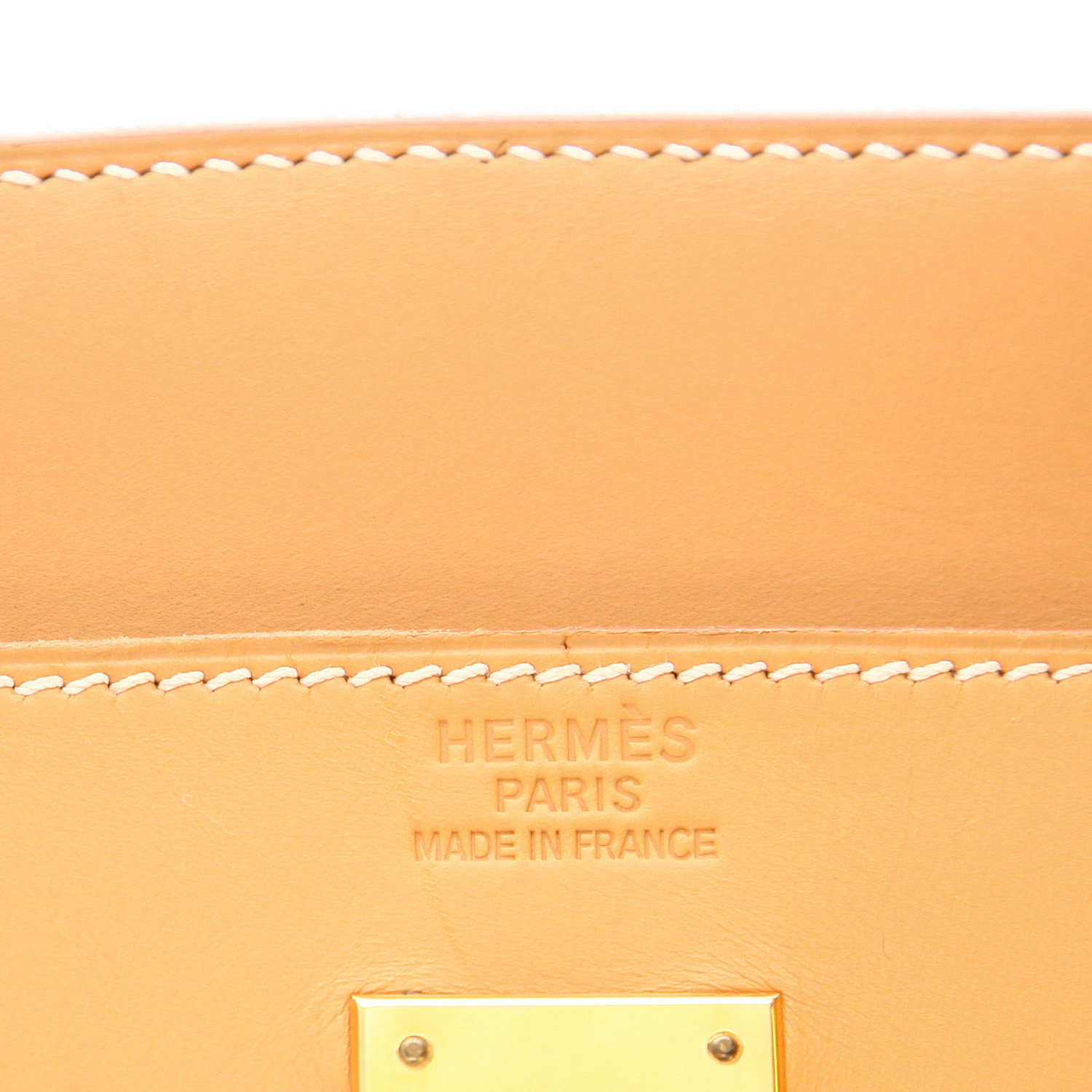 Borsa Hermès  Birkin 40 cm in pelle naturale - Detail D2