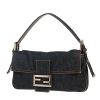 Sac à main Fendi  Baguette en denim bleu - 00pp thumbnail