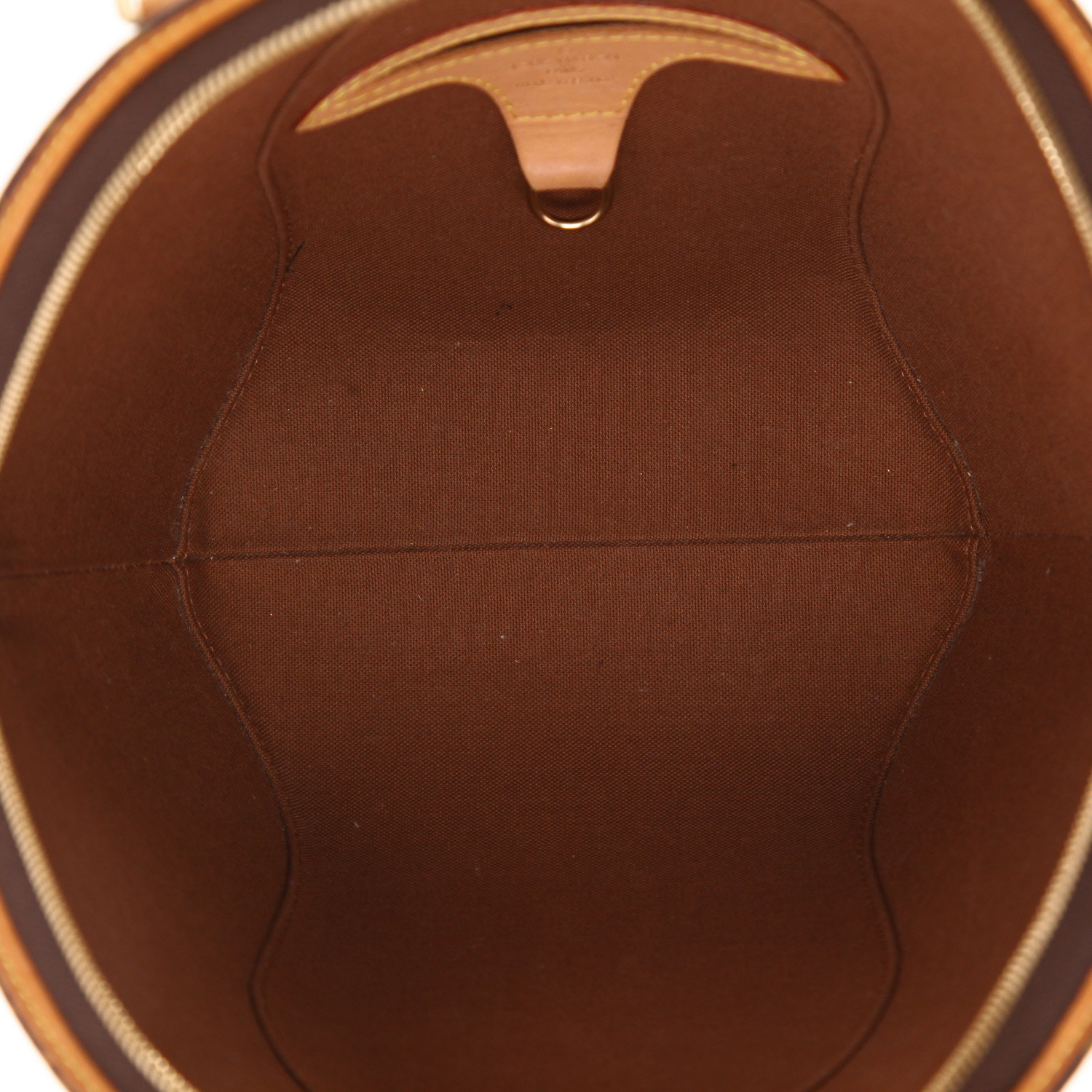 Borsa Louis Vuitton Ellipse modello piccolo in tela monogram marrone e pelle naturale - Detail D3