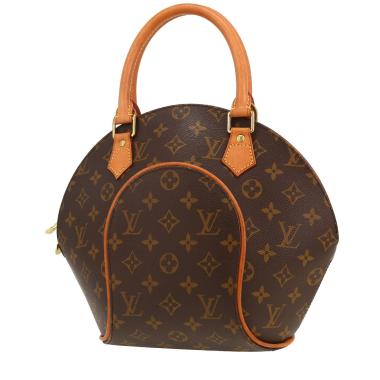 Borsa Louis Vuitton  Ellipse modello piccolo  in tela monogram marrone e pelle naturale