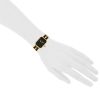 Chanel Première  size XL  in gold plated Ref: Chanel - H0001  Circa 1990 - Detail D1 thumbnail