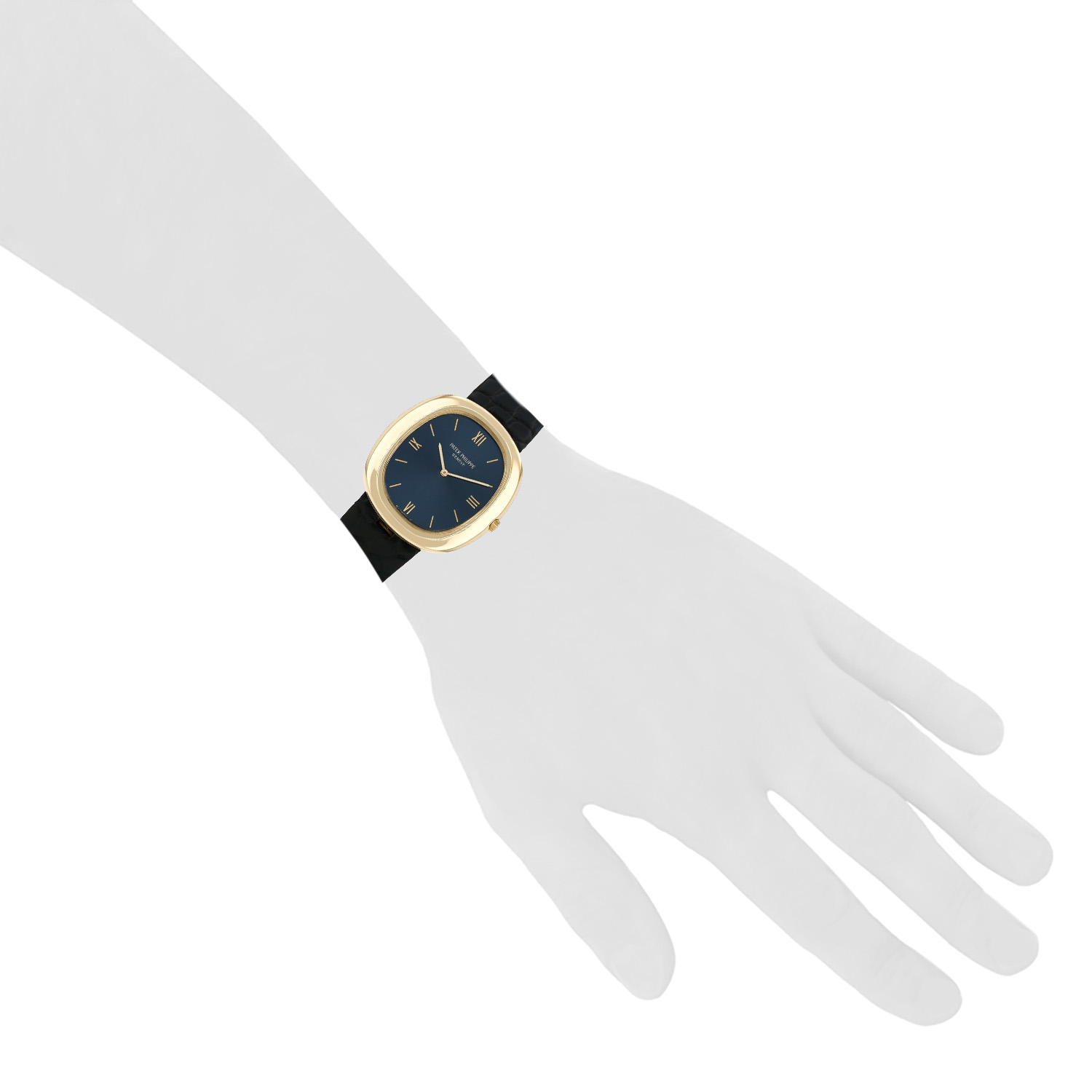 Reloj Patek Philippe Golden Ellipse de oro amarillo Ref: Patek Philippe - 3589  Circa 1970 - Detail D1