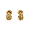 David Webb  earrings for non pierced ears in yellow gold - 360 thumbnail