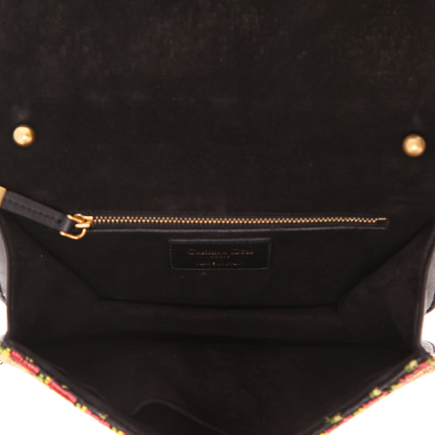 Borsa a tracolla Dior  Dioraddict in pelle nera - Detail D3