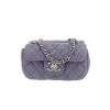 Sac à main Chanel  Mini Twin en cuir matelassé violet-lilas - 360 thumbnail