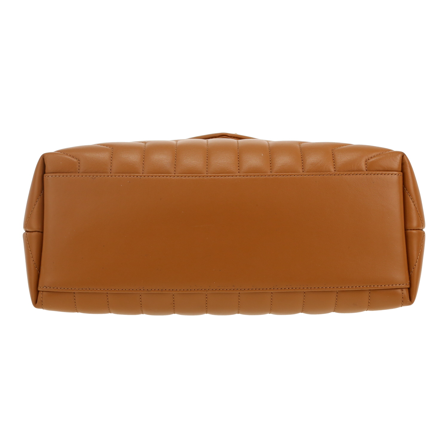 Saint Laurent  Loulou shoulder bag  in brown chevron quilted leather - Detail D1