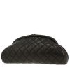 Pochette Chanel  Mademoiselle en cuir matelassé noir - 00pp thumbnail