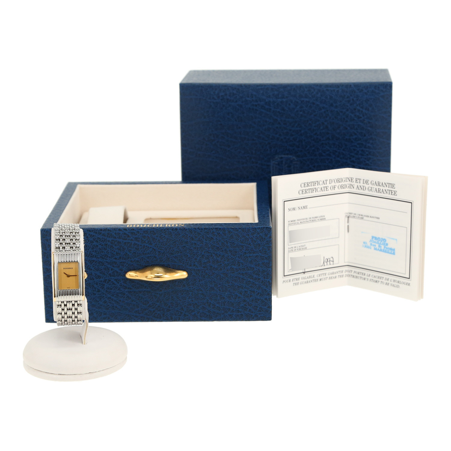 Montre Boucheron Reflet en or et acier Vers 1997 - Detail D2