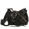 Borsa a tracolla Balenciaga  Cagole modello grande  in pelle invecchiata nera - 00pp thumbnail