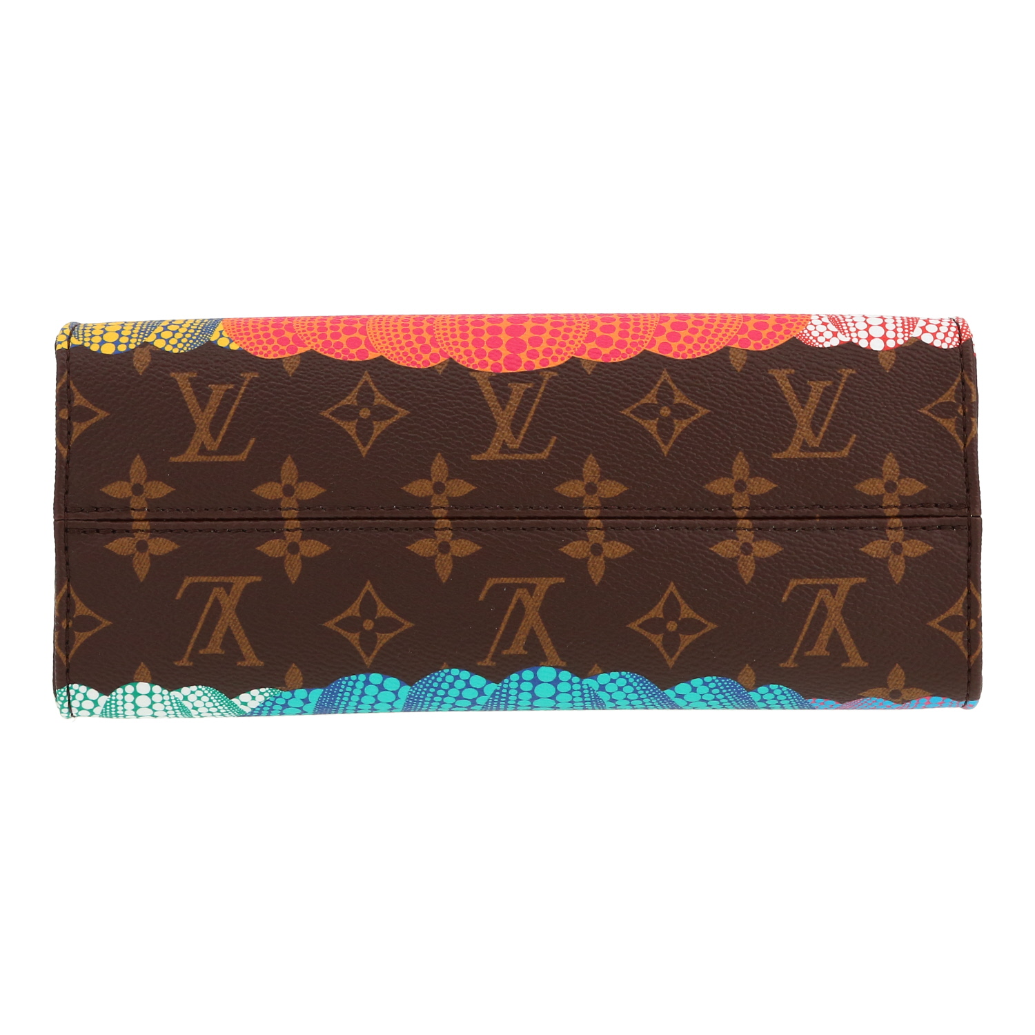 Borsa Louis Vuitton  Onthego in tela monogram marrone - Detail D1