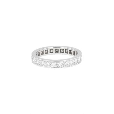 Alliance Vintage  en or blanc et diamants