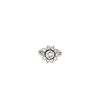 Bague Pompadour Vintage  en or blanc, platine et diamants - 360 thumbnail