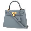 Borsa Hermès  Kelly 28 cm in pelle Evercolor Bleu Lin - 00pp thumbnail