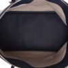 Borsa da viaggio Hermès  Bolide - Travel Bag in pelle Evergrain blu e bianca - Detail D3 thumbnail