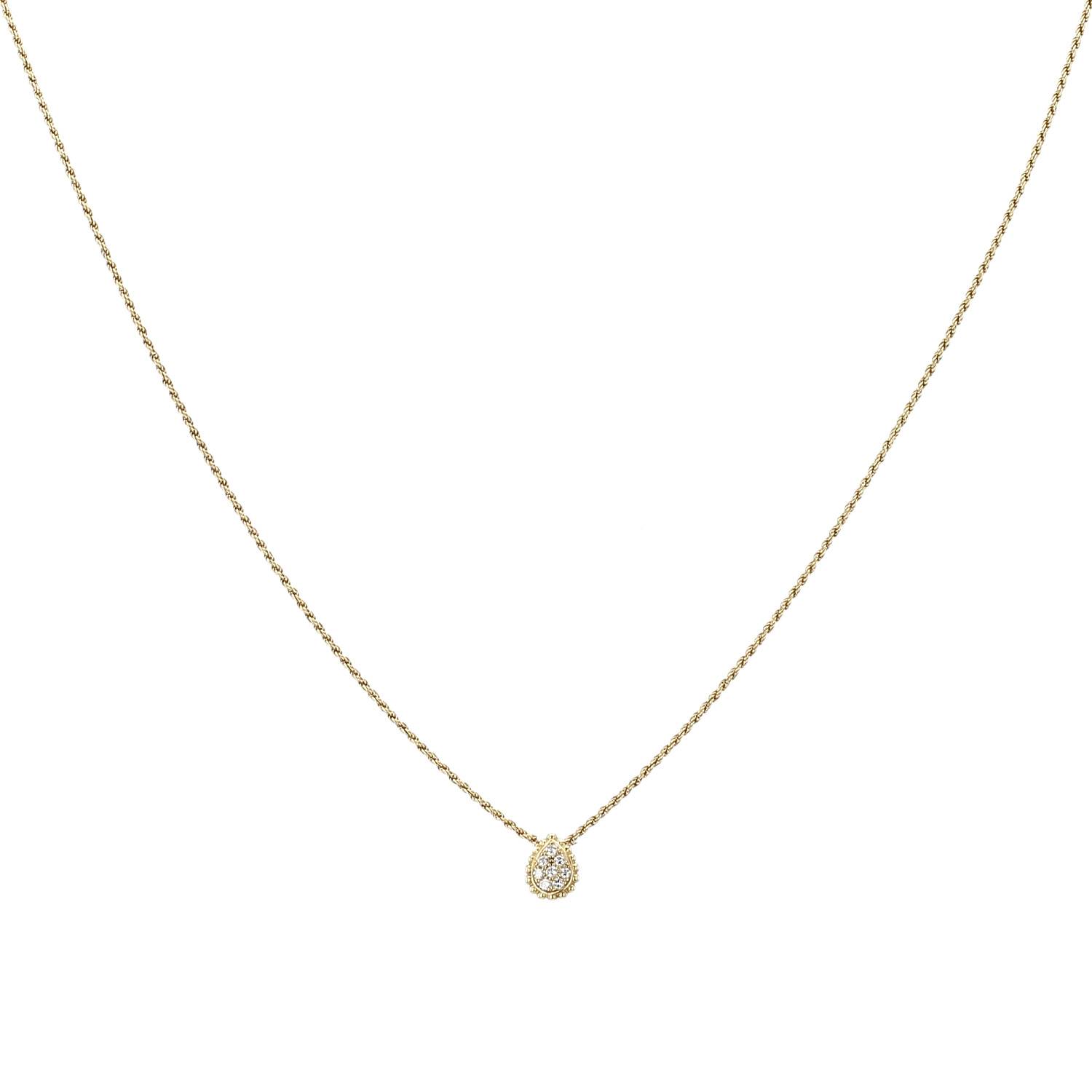 Collar Boucheron Serpent Bohème modelo XS de oro amarillo y diamantes