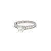 Anello solitario Cartier 1895 in platino e diamanti - 00pp thumbnail
