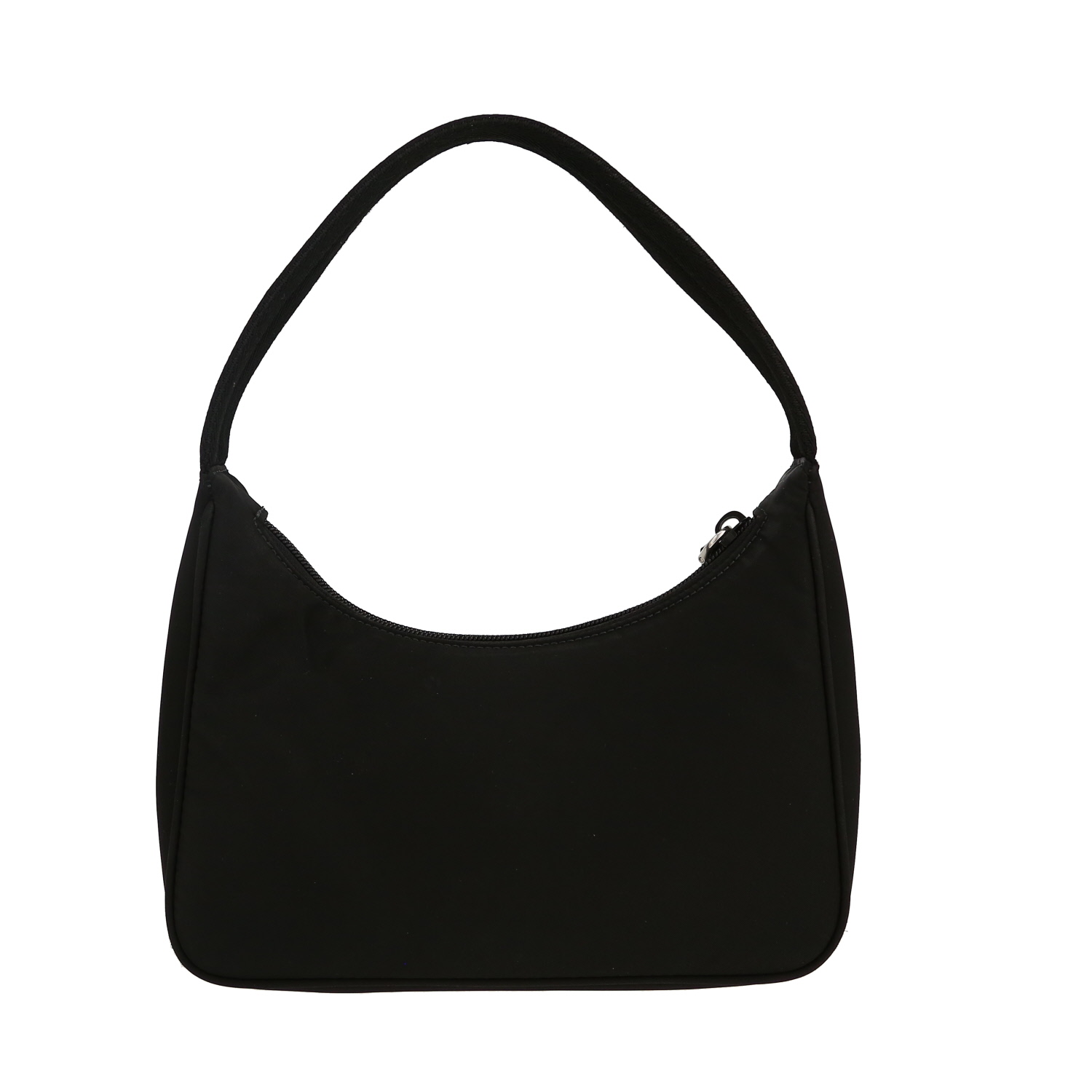 Prada  Re-Edition 2005 handbag  in black canvas - Detail D4