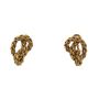 Vintage   1970's earrings in yellow gold - 360 thumbnail