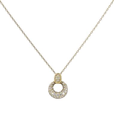 Collier années 70 Van Cleef & Arpels Philippine en or jaune et diamants