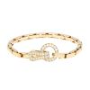 Bracelet Cartier Agrafe en or jaune et diamants - 00pp thumbnail