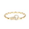 Bracelet Cartier Agrafe en or jaune et diamants - 360 thumbnail