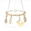Bracelet Cartier  en or jaune, saphir et émail - 360 thumbnail