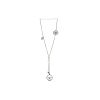 Hermès Crazy Calèche long necklace in silver and pink gold - 360 thumbnail