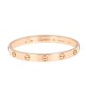 Bracelet Cartier Love en or rose, taille 16 - 00pp thumbnail