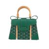Borsa a tracolla Goyard  Saigon in tela Goyardine verde e pelle verde - 360 thumbnail
