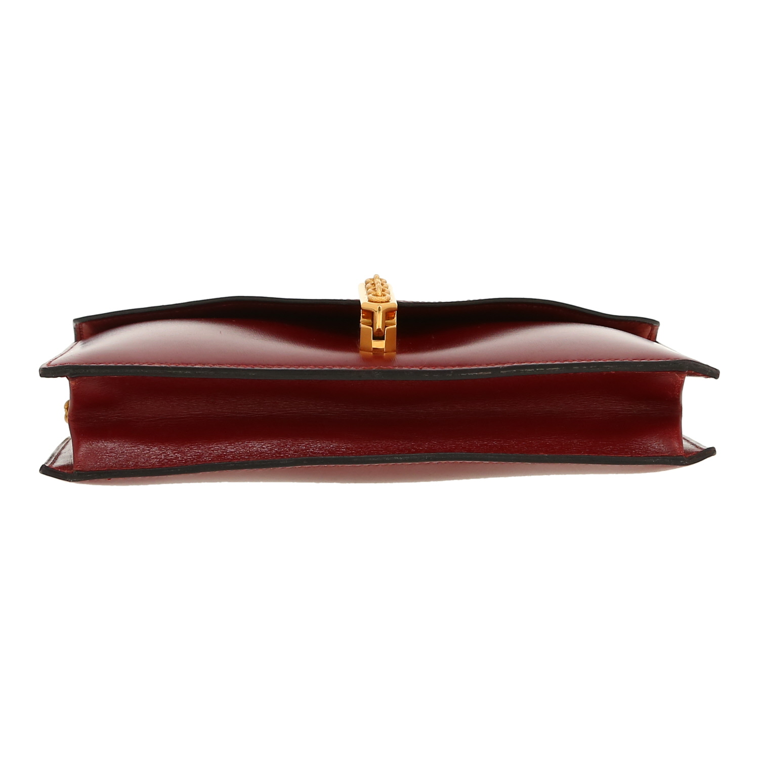 Borsa Hermès  Alcazar in pelle box bordeaux - Detail D1