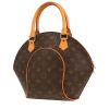 Louis Vuitton  Ellipse small model  handbag  in brown monogram canvas  and natural leather - 00pp thumbnail