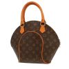 Louis Vuitton  Ellipse small model  handbag  in brown monogram canvas  and natural leather - 00pp thumbnail