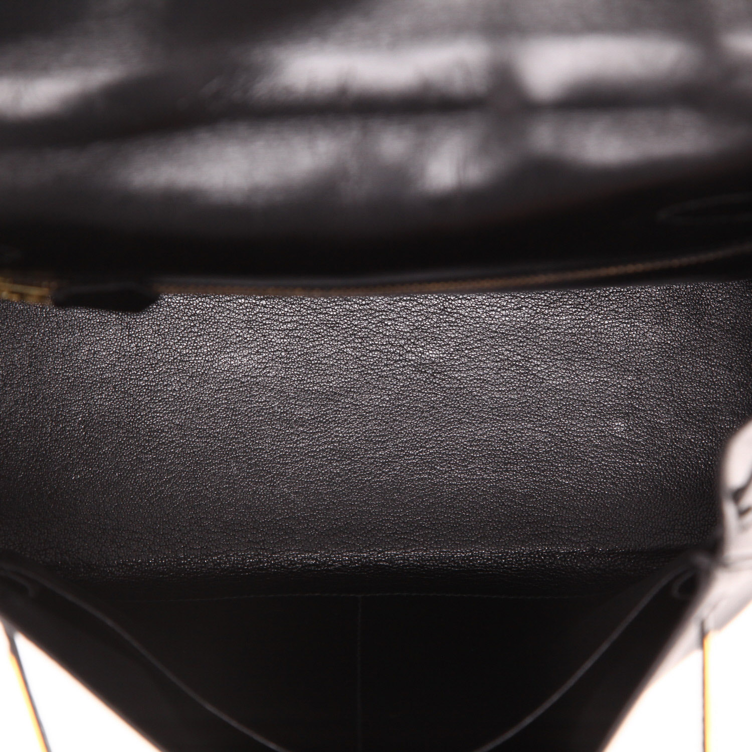 Borsa Hermès  Kelly 28 cm in pelle box nera - Detail D3