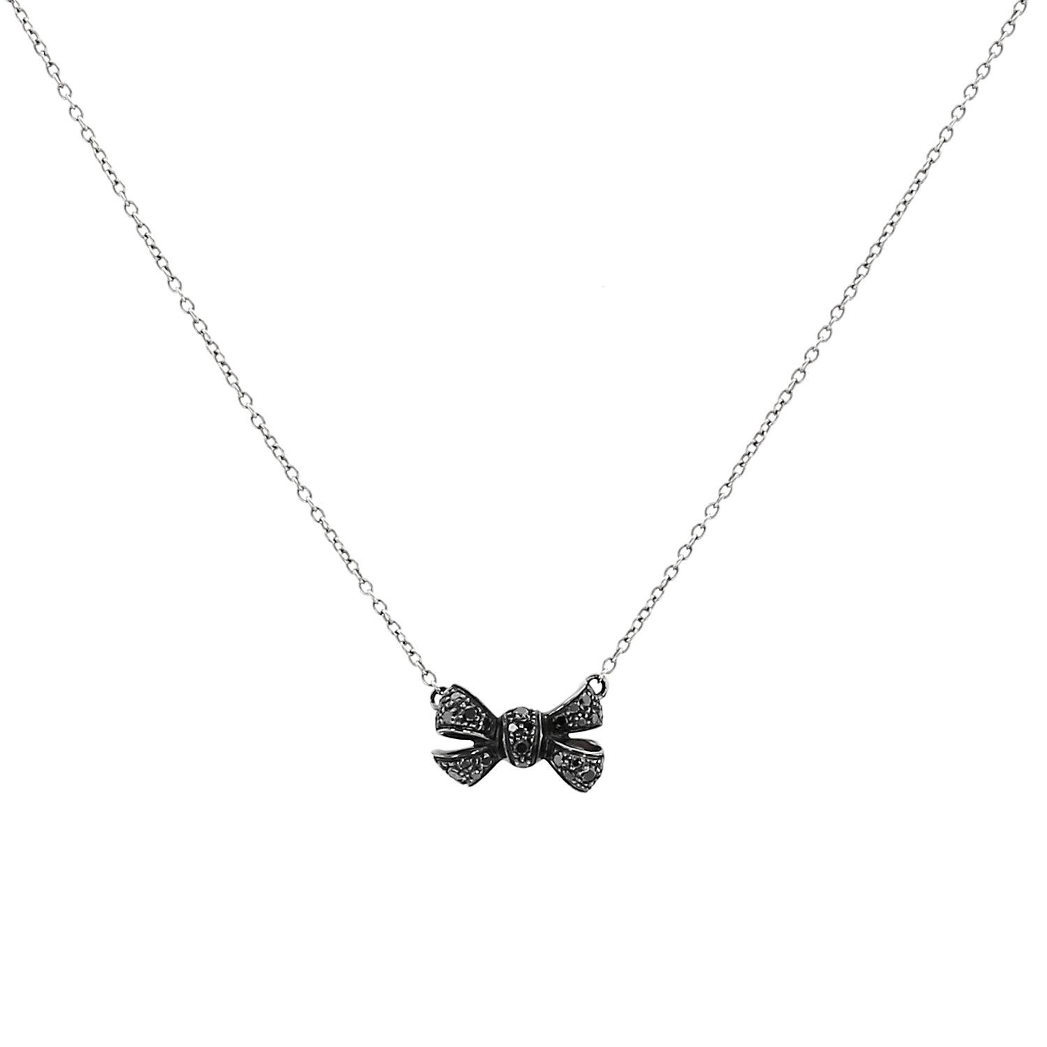 Pomellato necklace in yellow gold, blackened gold and diamonds