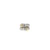 Bague Vintage  en or jaune et argent - 360 thumbnail