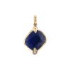 Pomellato Ritratto large model pendant in pink gold, lapis-lazuli and diamonds - 360 thumbnail