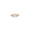 Anello Tiffany 
Co Wire modello piccolo in oro rosa e diamanti - 360 thumbnail