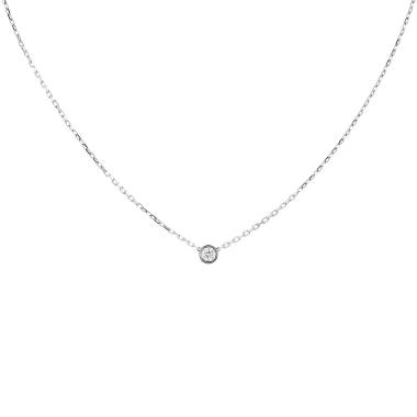 Collier Cartier Cartier d'Amour petit modèle en or blanc et diamant