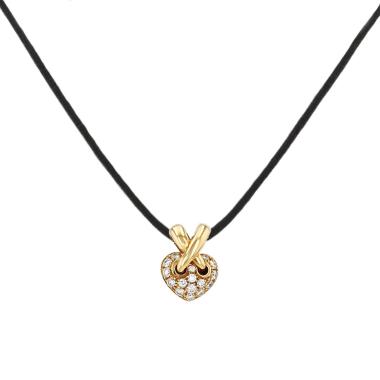 Pendentif Chaumet Lien mini en or jaune et diamants