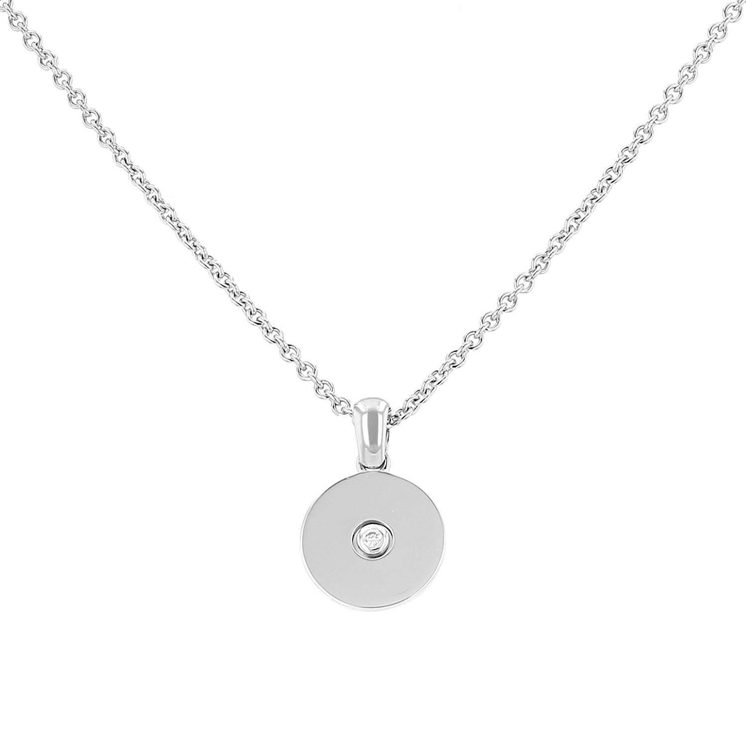 Colgante Cartier  de oro blanco y diamante