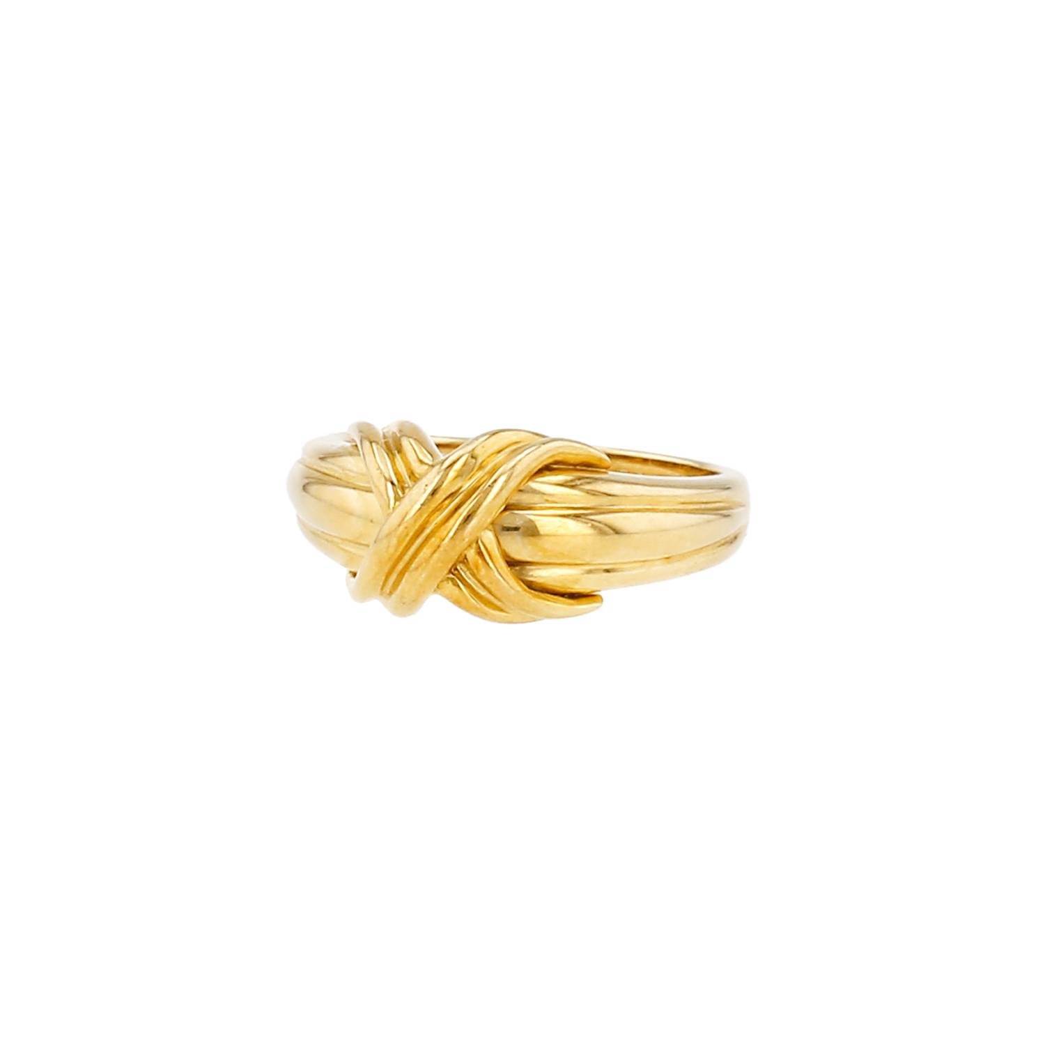 Tiffany 
Co  ring in yellow gold