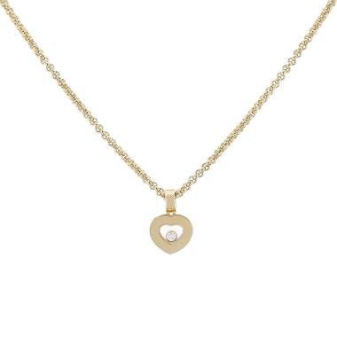 Pendentif Chopard Happy Diamonds Icon en or jaune et diamant