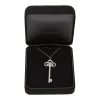 Collier Tiffany 
Co Clé Fleur de Lys grand modèle en platine et diamants - Detail D2 thumbnail